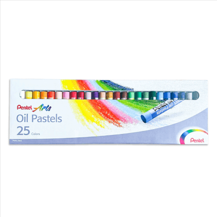 สีชอล์คผสมเทียน Pentel 25 สี_0